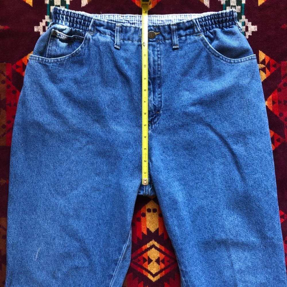 Vintage Lee High Waist Mom Jeans 33 Waist - Picture 4 of 9
